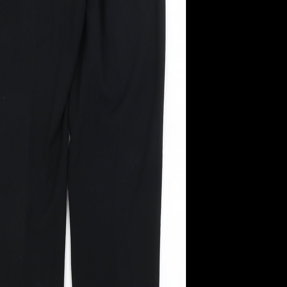 M&S Womens Black   Dress Pants Trousers Size 10 L30 in