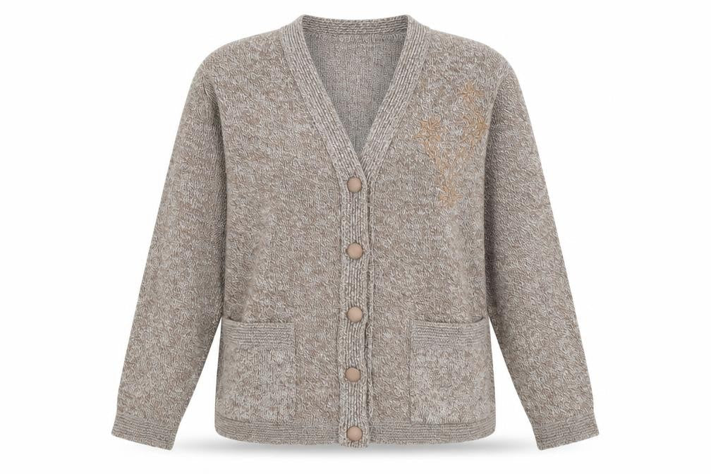 Care Womens Brown   Cardigan Jumper Size S