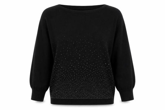 Oasis Womens Black   Pullover Jumper Size S