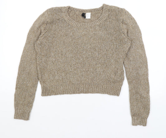 Divided Womens Brown   Pullover Jumper Size 6