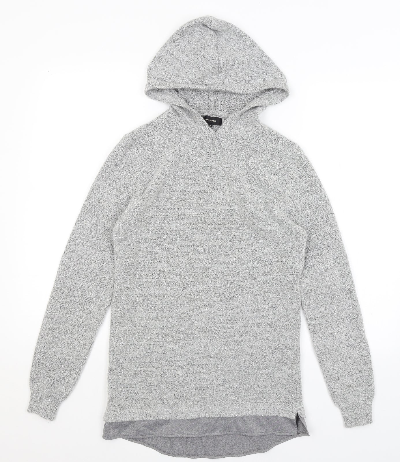River Island Womens Grey   Pullover Hoodie Size XS
