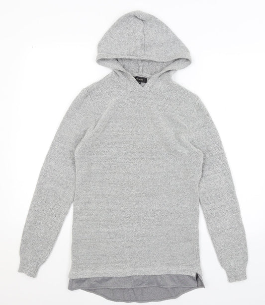 River Island Womens Grey   Pullover Hoodie Size XS