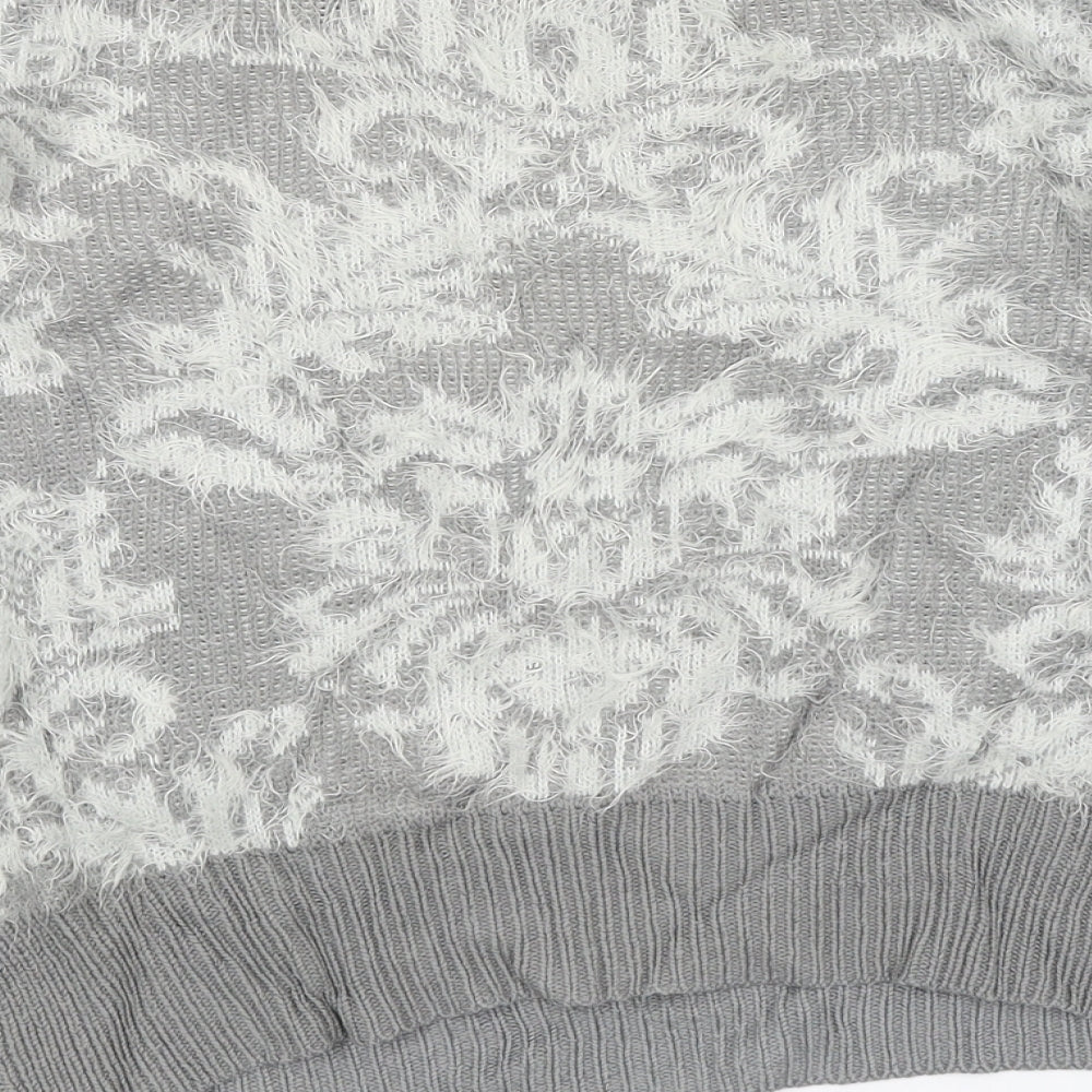 Dorothy Perkins Womens Grey   Pullover Jumper Size 14