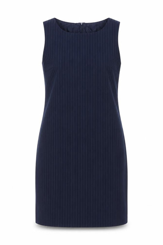 AYC Womens Blue Striped  Shift  Size 6