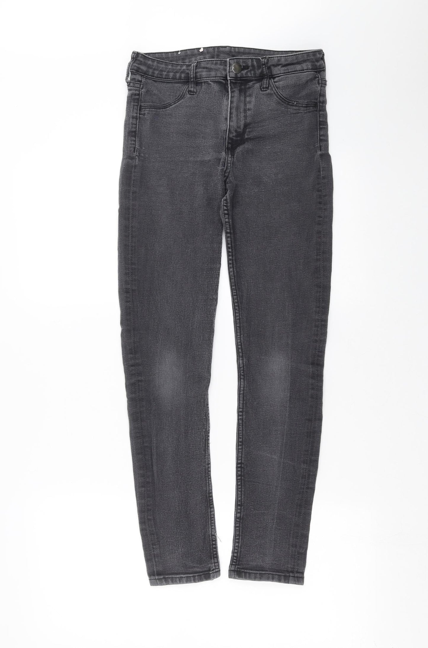 H&M Womens Grey  Denim Skinny Jeans Size 26 in L27 in