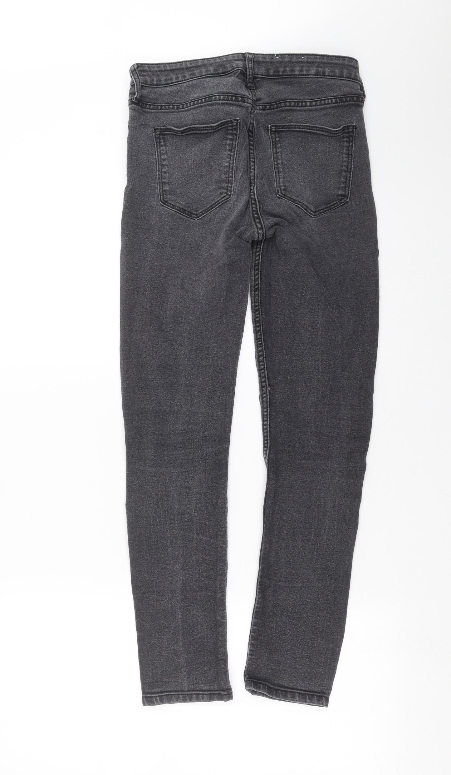 H&M Womens Grey  Denim Skinny Jeans Size 26 in L27 in