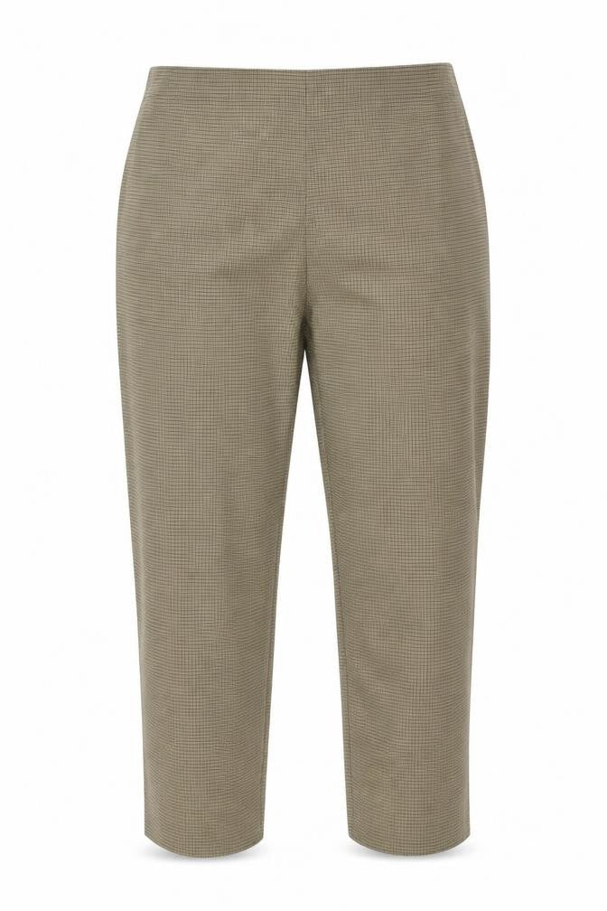 Marks & Spencer Womens Beige Check  Trousers  Size 16 L29 in