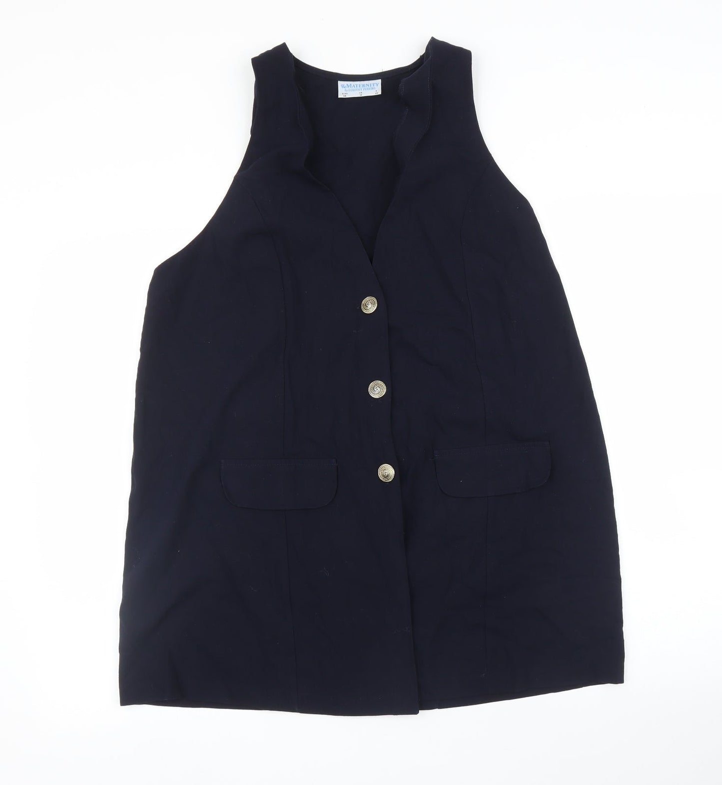 Dorothy Perkins Womens Blue   Basic Blouse Size 10