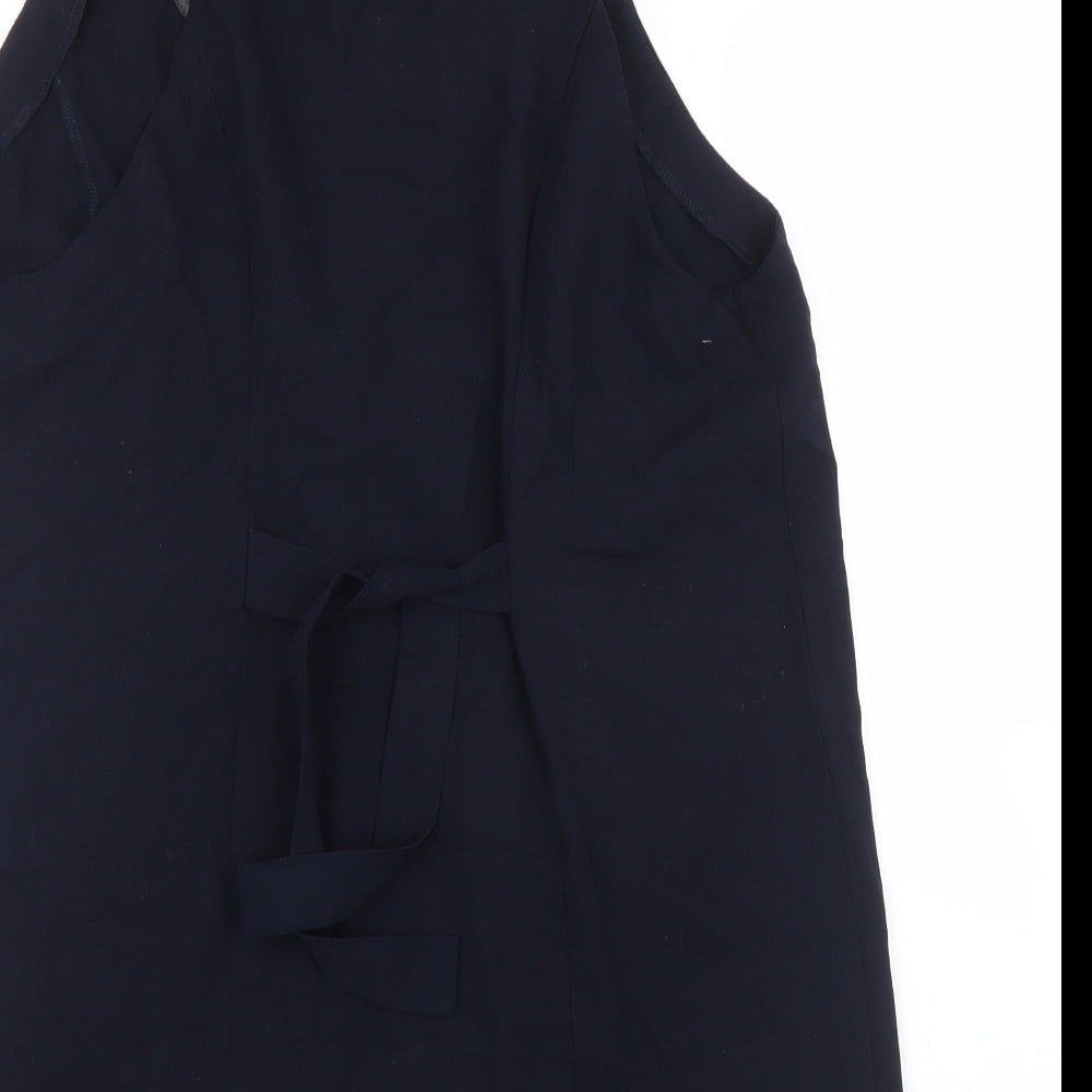 Dorothy Perkins Womens Blue   Basic Blouse Size 10