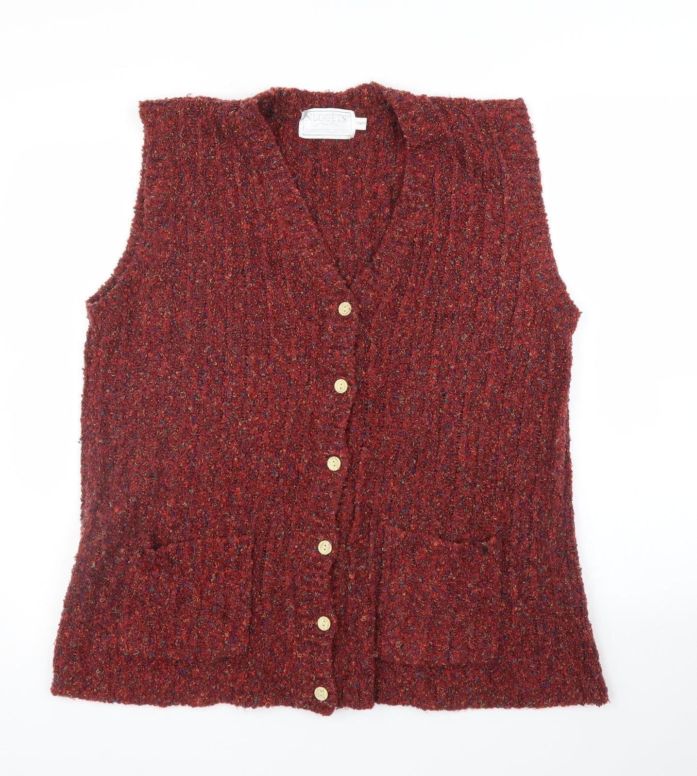 Nuggets Womens Red   Vest Jumper One Size