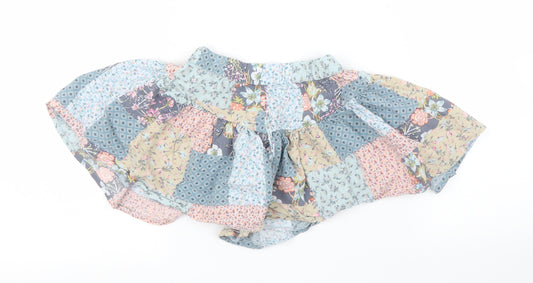 NEXT Girls Blue Batik  Cut-Off Shorts Size 4 Years