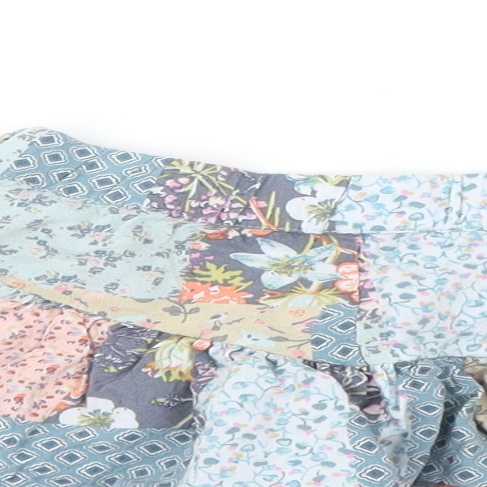 NEXT Girls Blue Batik  Cut-Off Shorts Size 4 Years