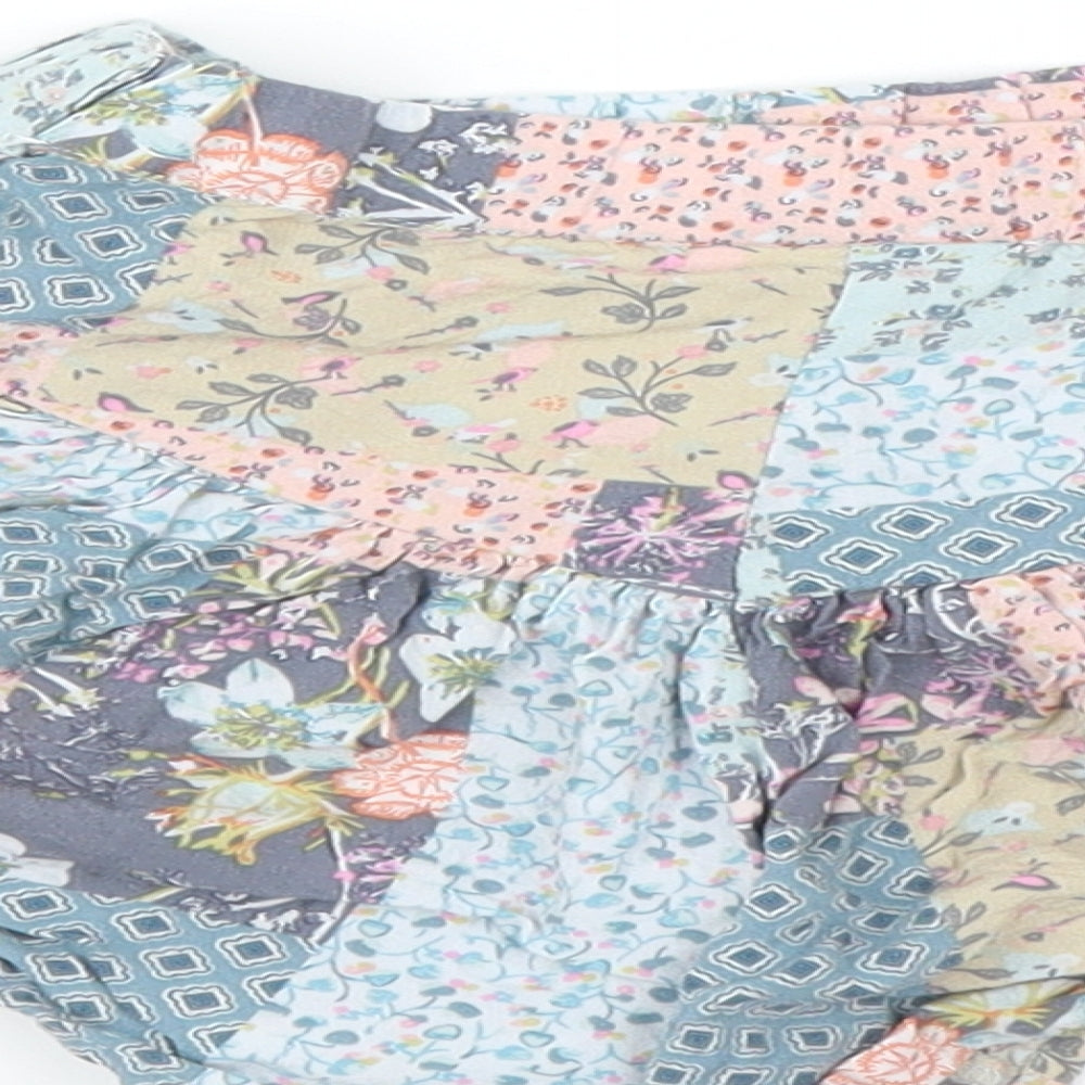 NEXT Girls Blue Batik  Cut-Off Shorts Size 4 Years