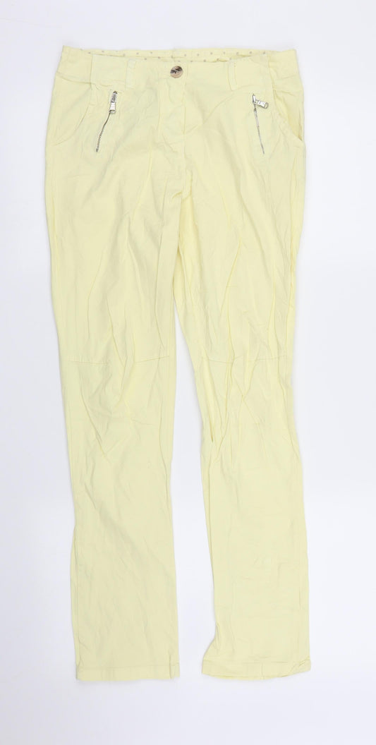 Preworn Womens Yellow   Chino Trousers Size S L26 in