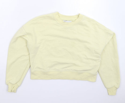 Pull&Bear Womens White   Pullover Sweatshirt Size XS
