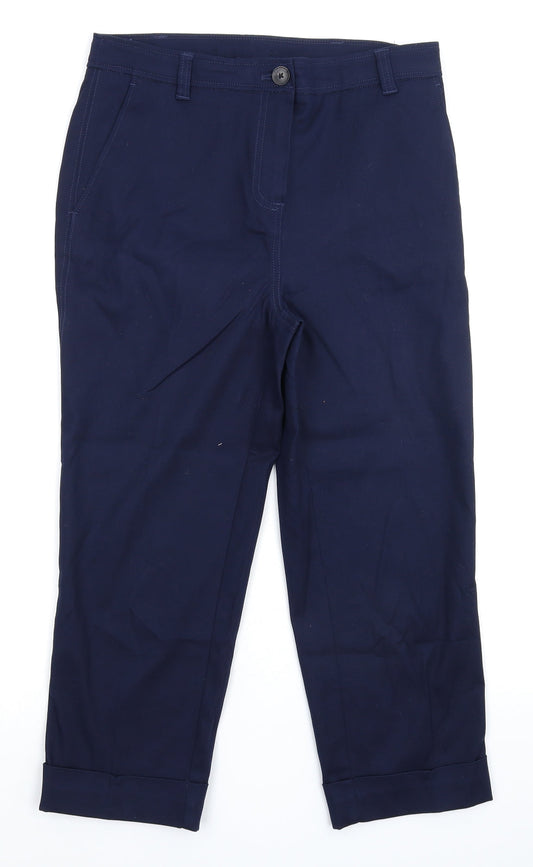 Preworn Womens Blue   Cropped Trousers Size 30 in L23 in