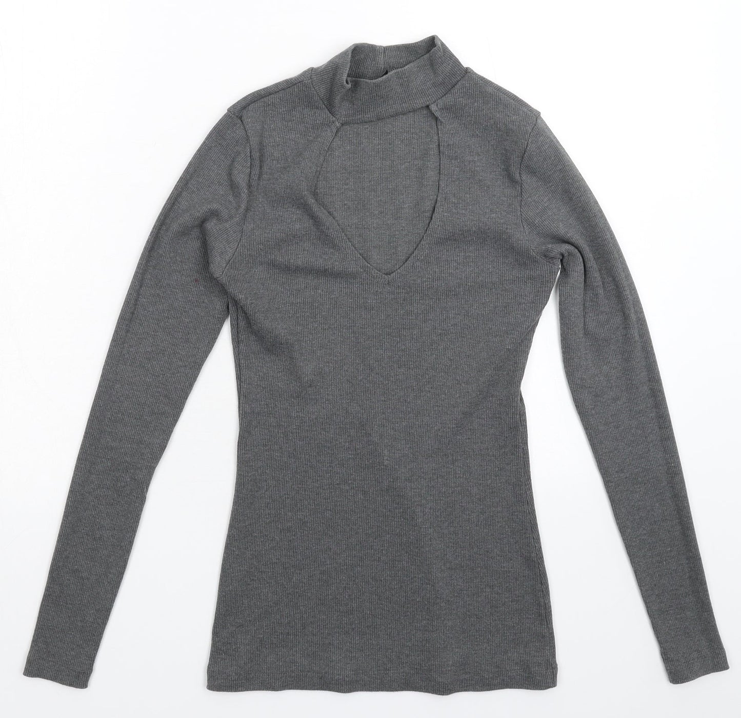 Wassyl Womens Grey  Knit Pullover Jumper Size S
