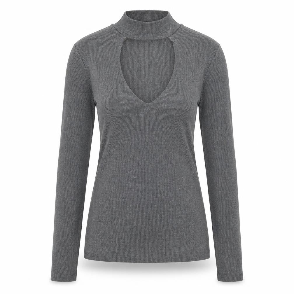 Wassyl Womens Grey  Knit Pullover Jumper Size S