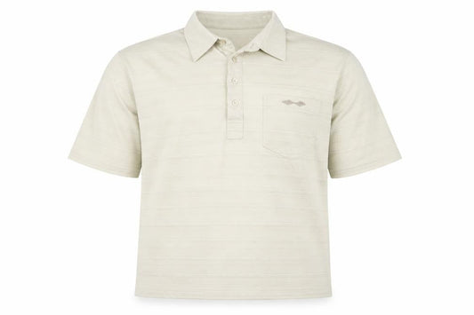 BHS Womens Beige Striped  Basic Polo Size M