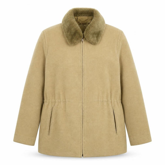 BHS Womens Beige   Pea Coat Coat Size 12