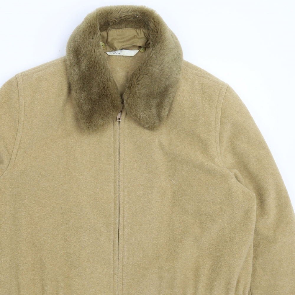BHS Womens Beige   Pea Coat Coat Size 12