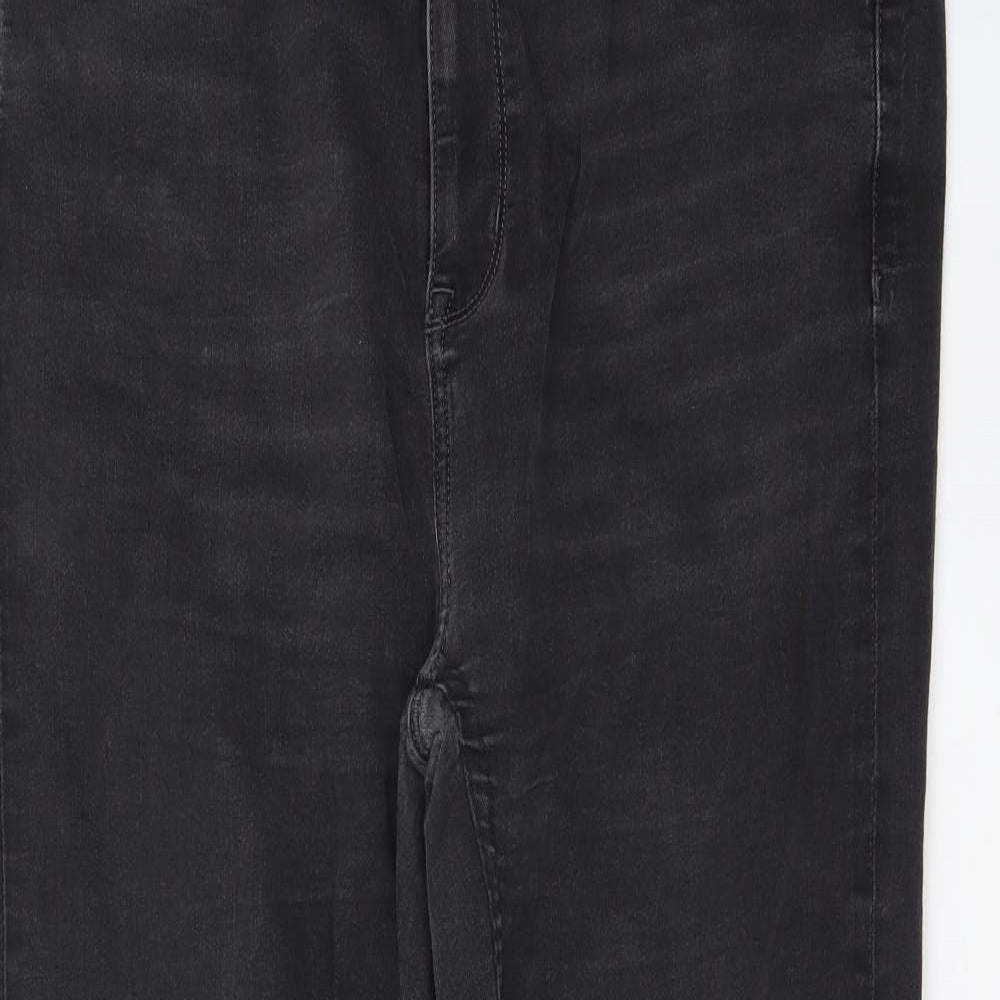 Preworn Womens Black   Straight Jeans Size 18 L27.5 in