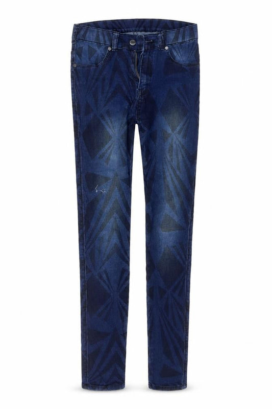 Dr. Denim Womens Blue Geometric  Skinny Jeans Size 28 L32.5 in