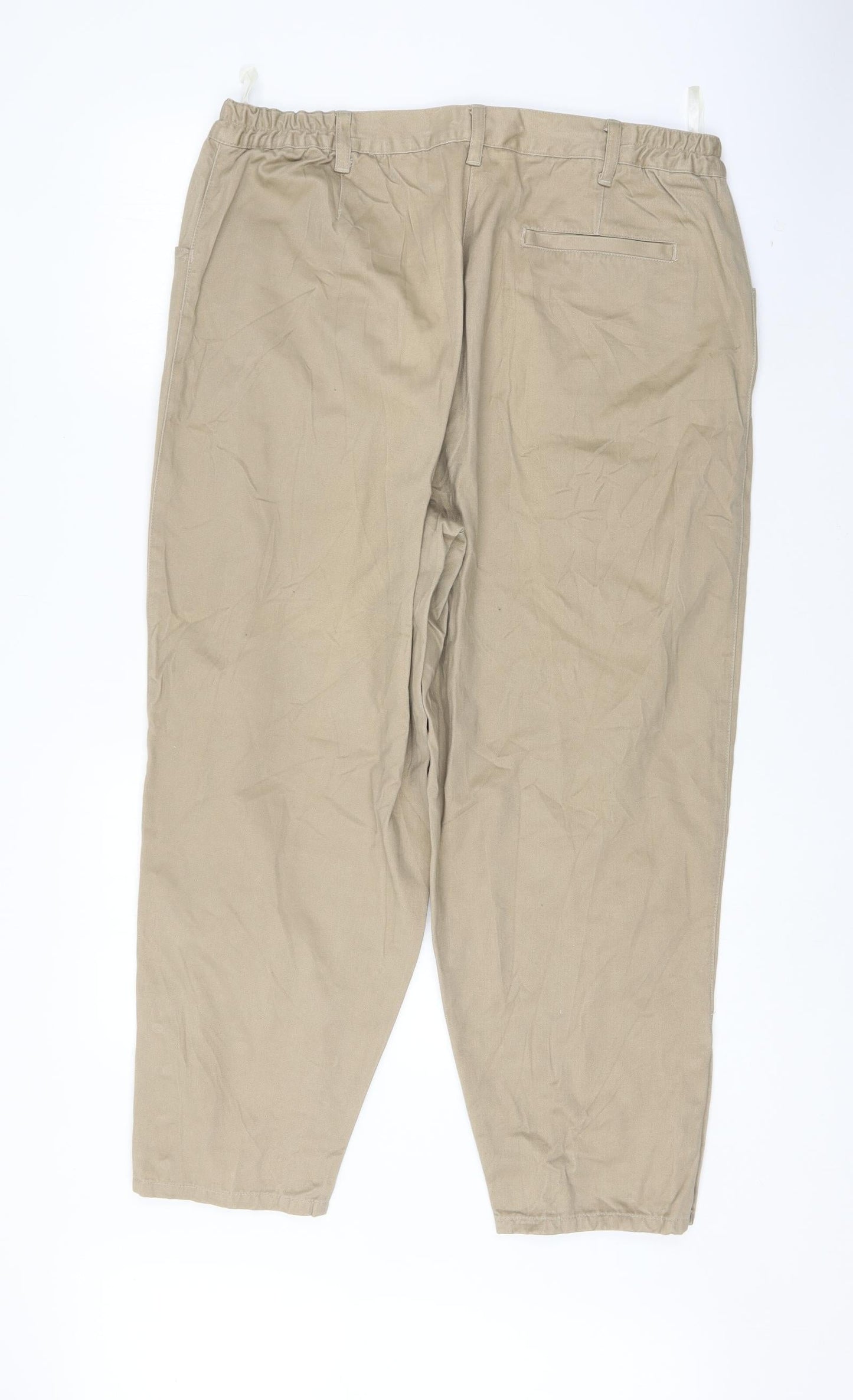 JOHN F. GEE Womens Beige   Trousers  Size 36 L26 in