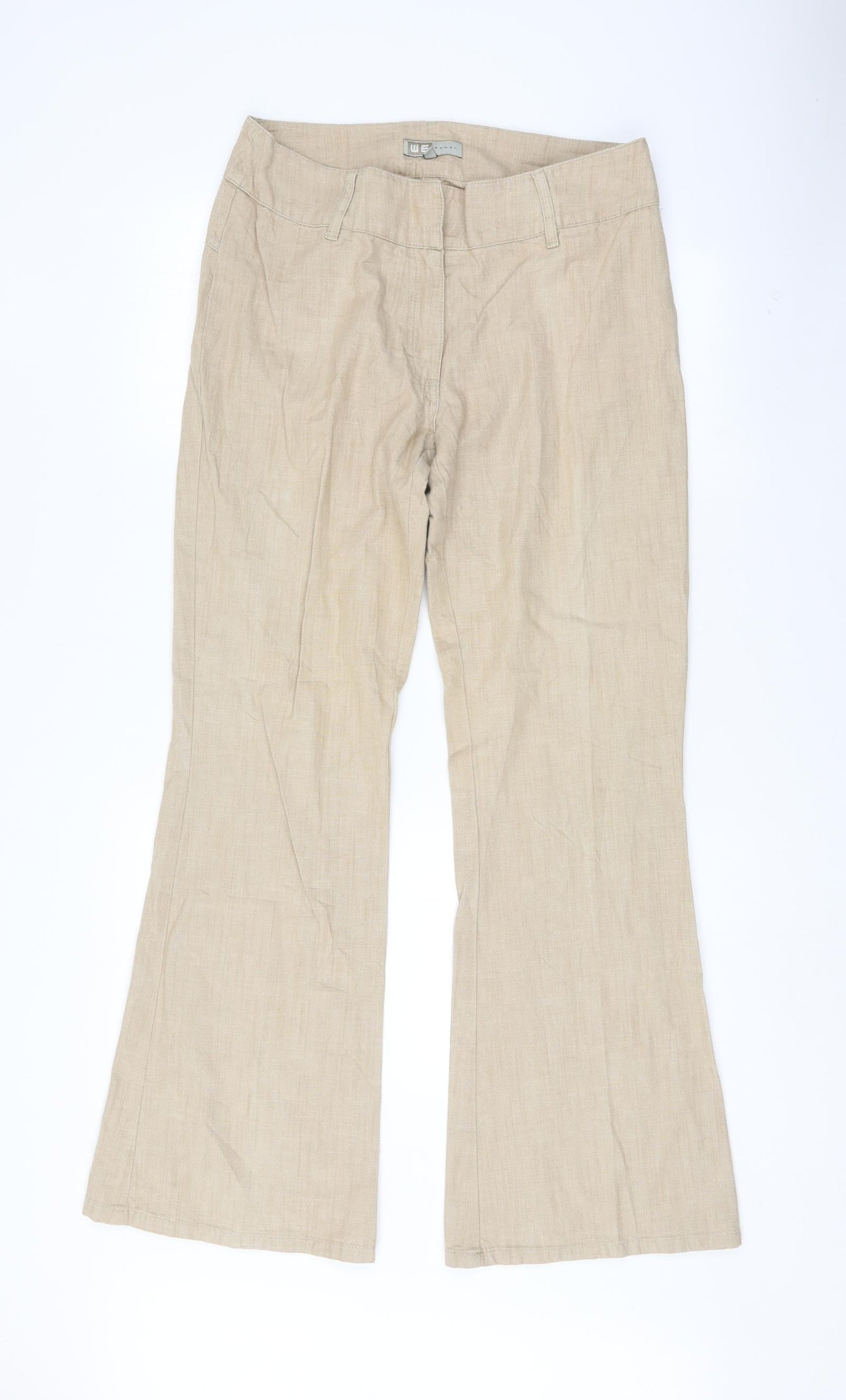 WE Womens Beige   Trousers  Size 32 L32 in