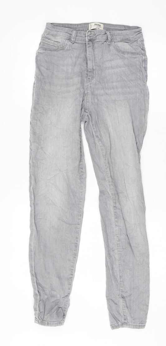 Rana Womens Grey   Skinny Jeans Size 28 L29 in