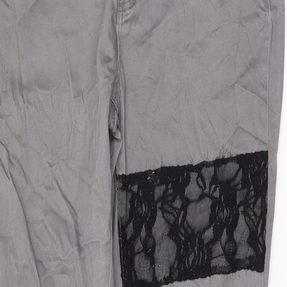 Bpc Womens Grey   Skinny Jeans Size 12 L30 in