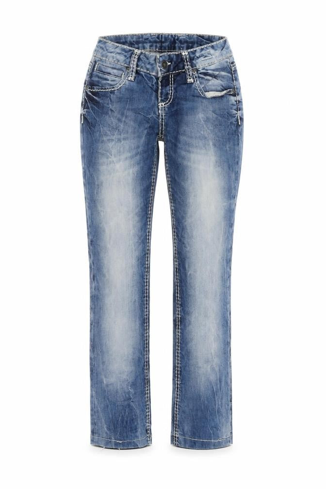 Soccx Womens Blue   Straight Jeans Size 27 L26 in
