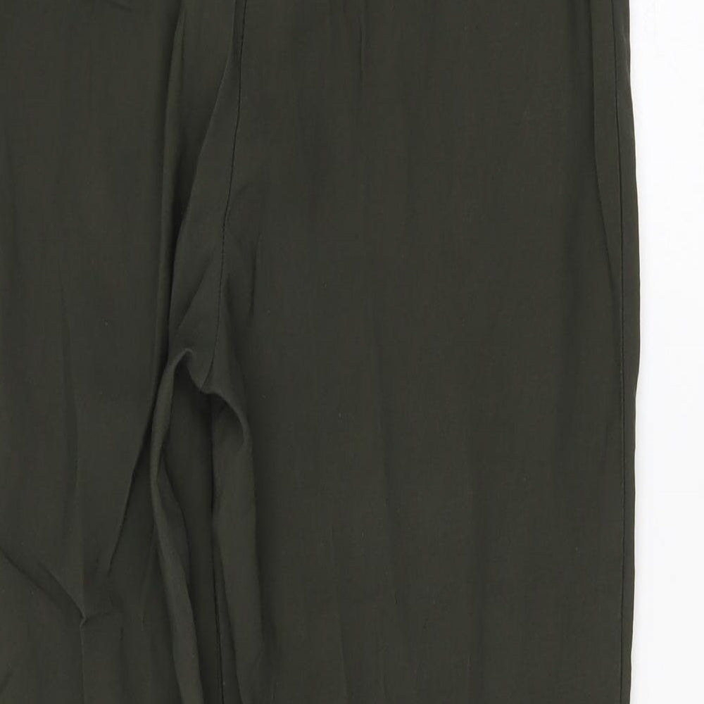 H&M Womens Green   Trousers  Size 8 L25.5 in