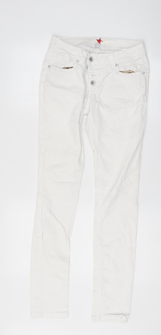 Buena Vista Womens White   Skinny Jeans Size XS L32 in