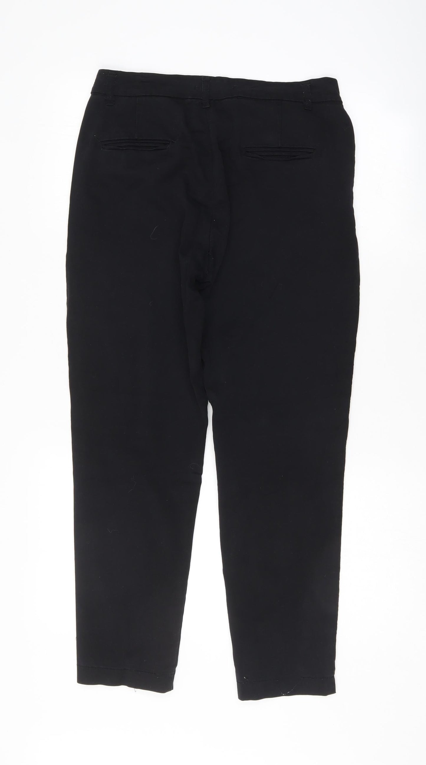 luizacco Womens Black   Trousers  Size 30 L27 in