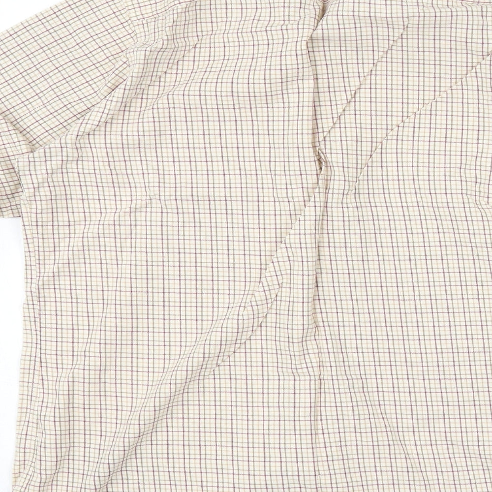 John Lewis Mens Multicoloured Check   Button-Up Size 15
