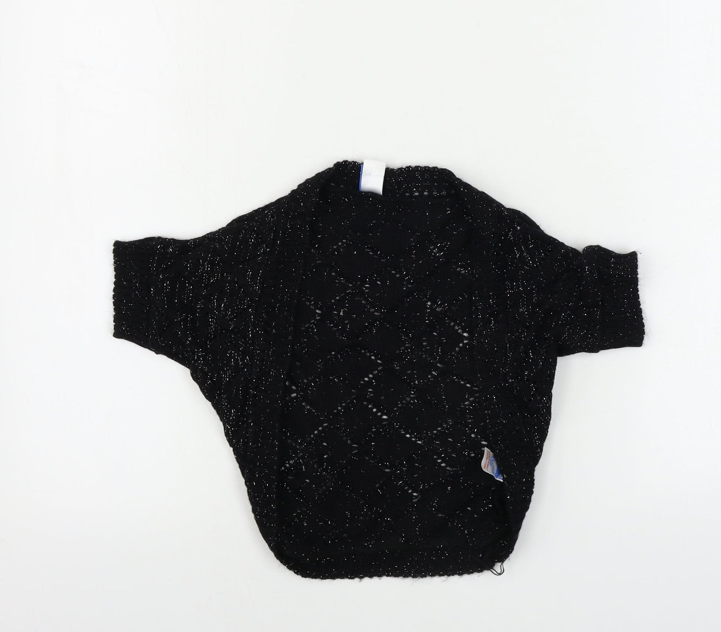 Adams  Girls Black   Cardigan Jumper Size 8 Years