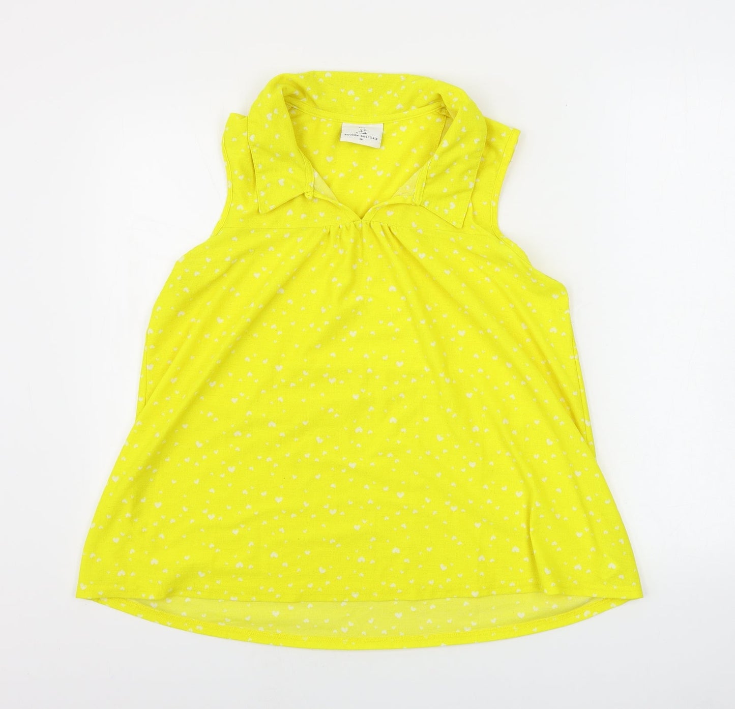 NEXT  Womens Yellow   Basic Blouse Size 14