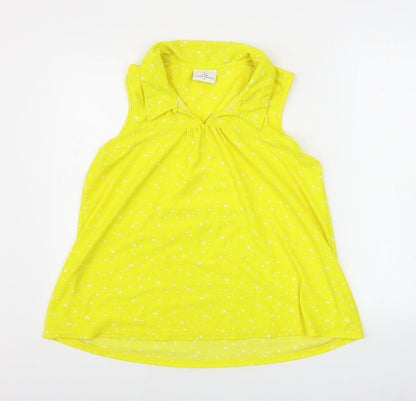 Next  Womens Yellow   Basic Blouse Size 14