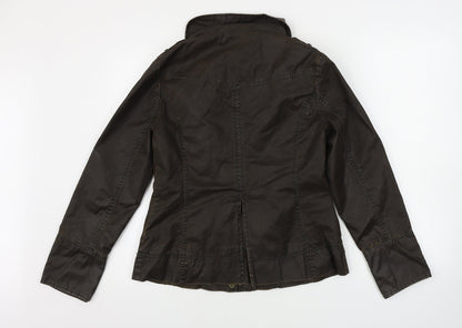Marks & Spencer  Womens Brown   Jacket Coat Size 8