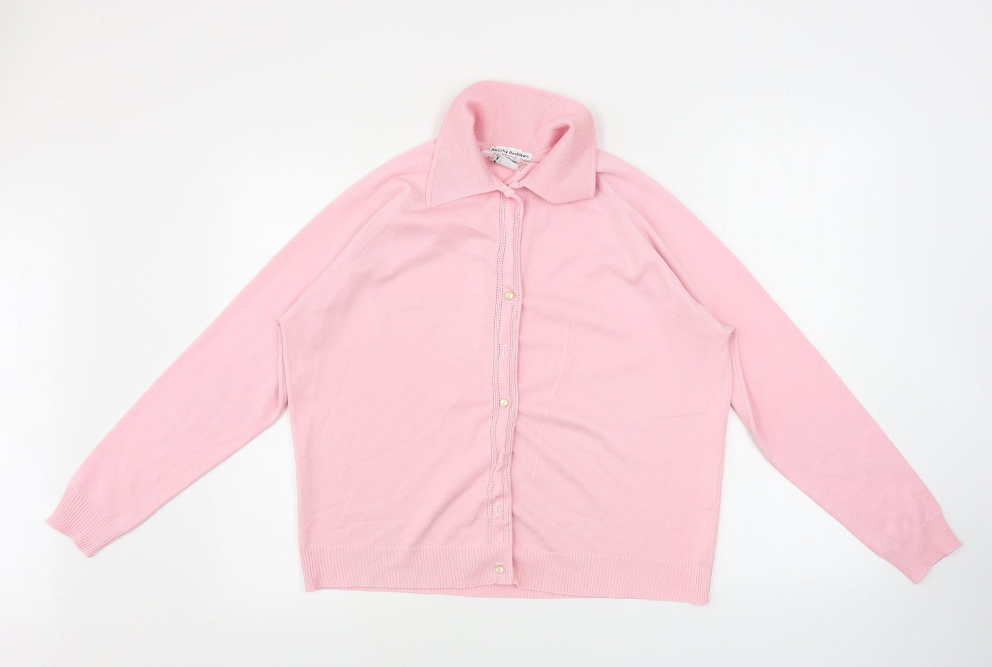 Preworn  Womens Pink   Basic Button-Up Size 18