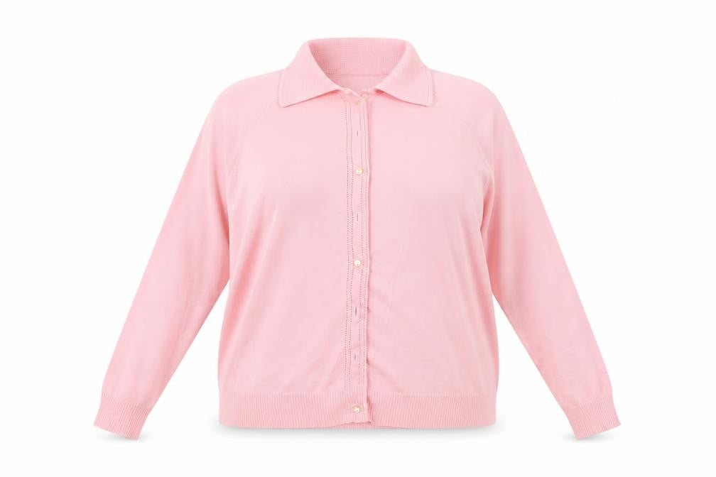Preworn  Womens Pink   Basic Button-Up Size 18