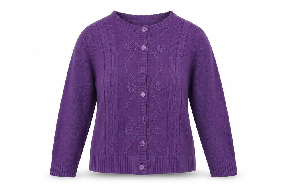 EWM  Womens Purple   Cape Jumper Size L
