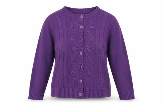 EWM  Womens Purple   Cape Jumper Size L