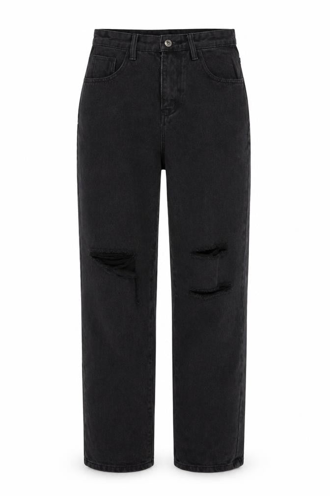 SheIn Womens Black   Straight Jeans Size M L30 in