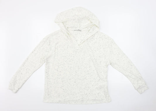 New Look  Womens White   Pullover Hoodie Size S
