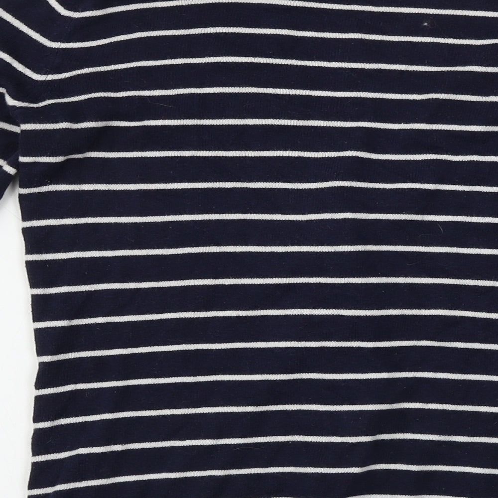 Atmosphere  Womens Blue Striped  Cardigan Jumper Size 8