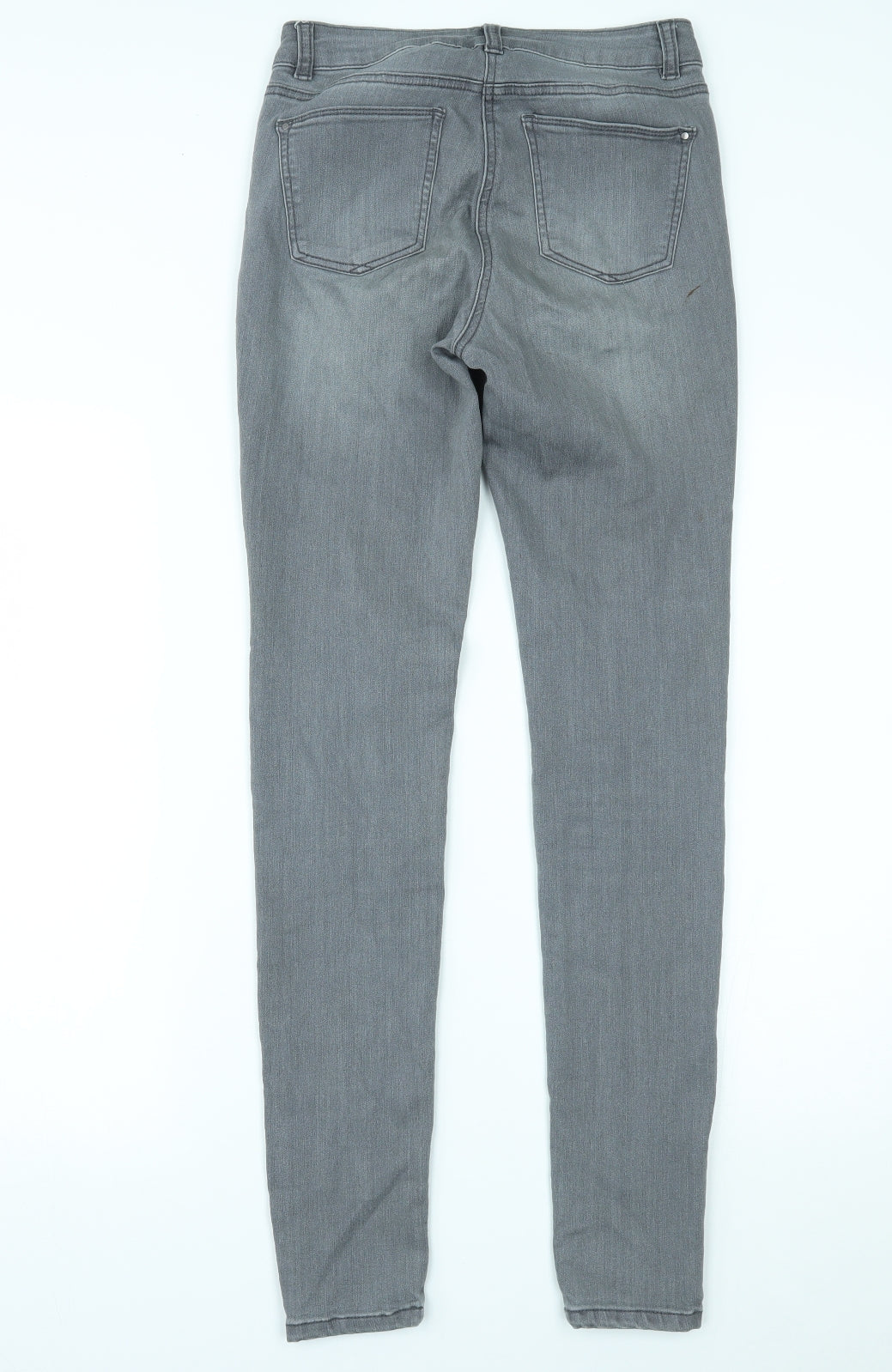 TU Womens Grey  Denim Skinny Jeans Size 8 L30 in