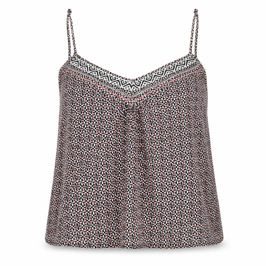 New Look Womens Pink Geometric  Cropped Tank Size 12
