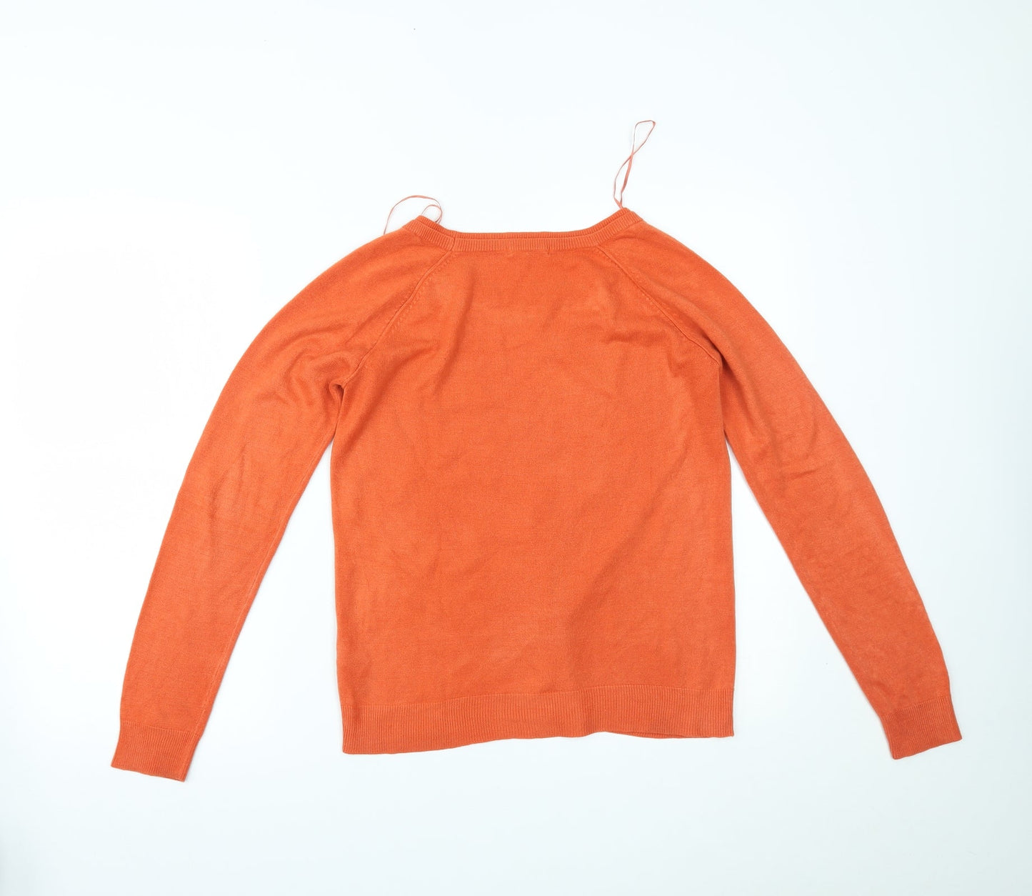 TU Womens Orange   Basic Blouse Size 10